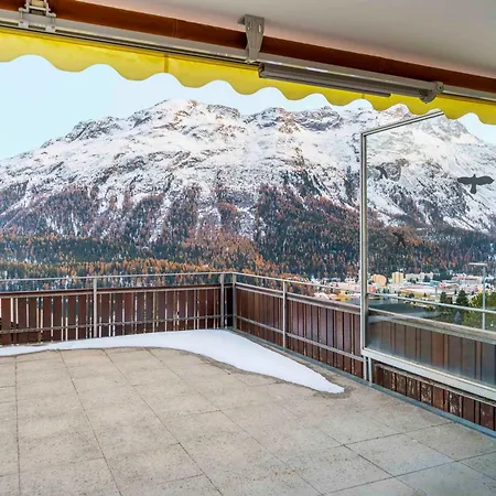 Stmoritz Center Vintage Terrace 180 Full View * Σεντ Μόριτζ