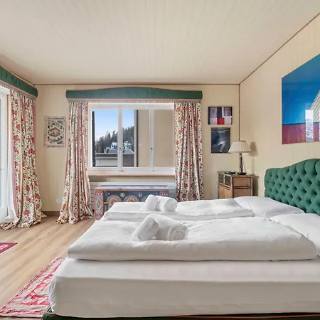 Apartment Stmoritz Center Vintage Terrace 180 Full View *