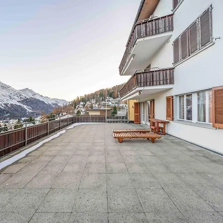 Stmoritz Center Vintage Terrace 180 Full View * Σεντ Μόριτζ